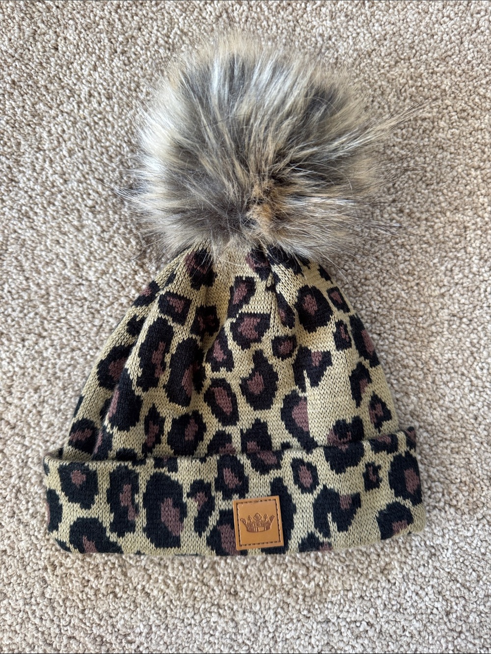 Panache Leopard Print Kids Hat